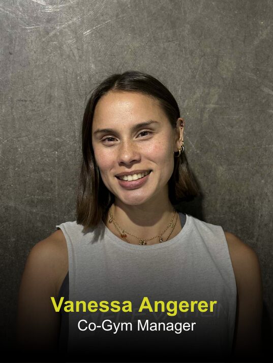 Vanessa Angerer Co-Gym Manager and PT